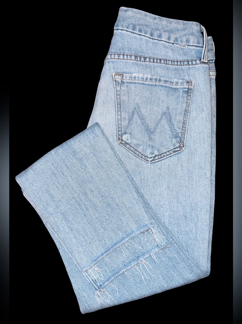 MOTHER Looker Ankle Snippet Jeans, Size 26